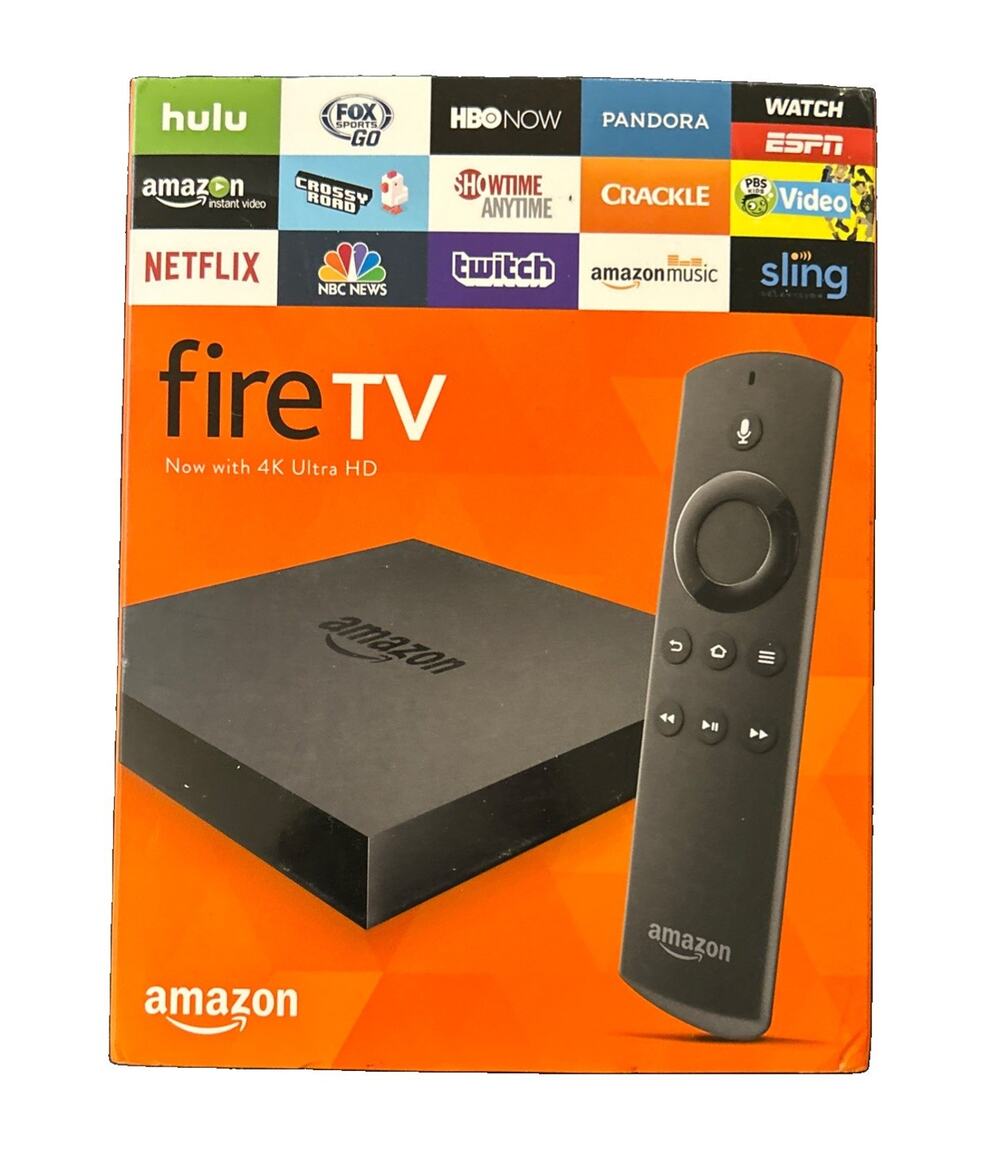 Amazon FireTV 4k Ultra HD Resolution Alexa Dolby Digital Sound New In Open Box